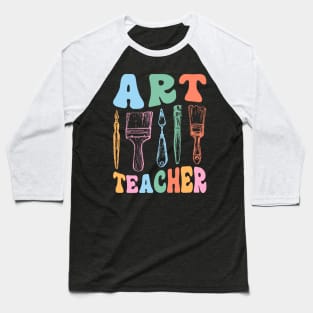 Art Teacher Retro Baseball T-Shirt